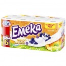 Hartie igienica Emeka, 3 straturi, 16 role, Mountain Fresh