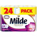 Hartie igienica Milde Relax Purple, 3 straturi, 24 role