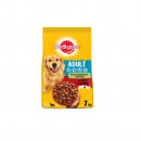 Hrana uscata pentru caini Adult Pedigree, Pui si Vita, 7 Kg