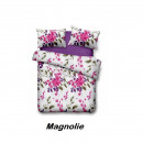 Lenjerie de pat king size Microfibra Magnolie, 4 piese 220 x 240 cm
