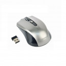 Mouse wireless Gembird MUSW-4B-04-BG, USB, 1600 DPI, 4 butoane, Gri-Negru
