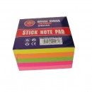 Notes adeziv 75x75 mm, 450 file, 5 culori neon B4U