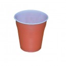 Pahare bicolor, Plastic, 166 ml, 100 buc/set Safir