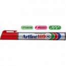 Permanent marker varf tesit, 2,0-5,0mm, ARTLINE 109 - rosu