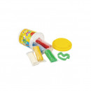 Plastilina borcan KEYROAD Dough +Matrita, 5 X 20g
