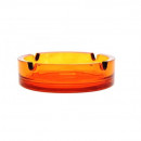 Scrumiera sticla rotunda portocaliu 105 x 40 mm Selena Uniglass