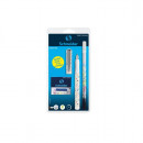 Set Stilou SCHNEIDER Glam - design Crosses, Penita Iridium Tip M