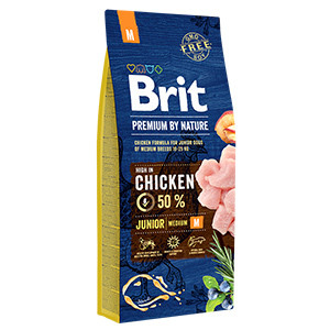 Brit Premium by Nature Junior M 15 kg