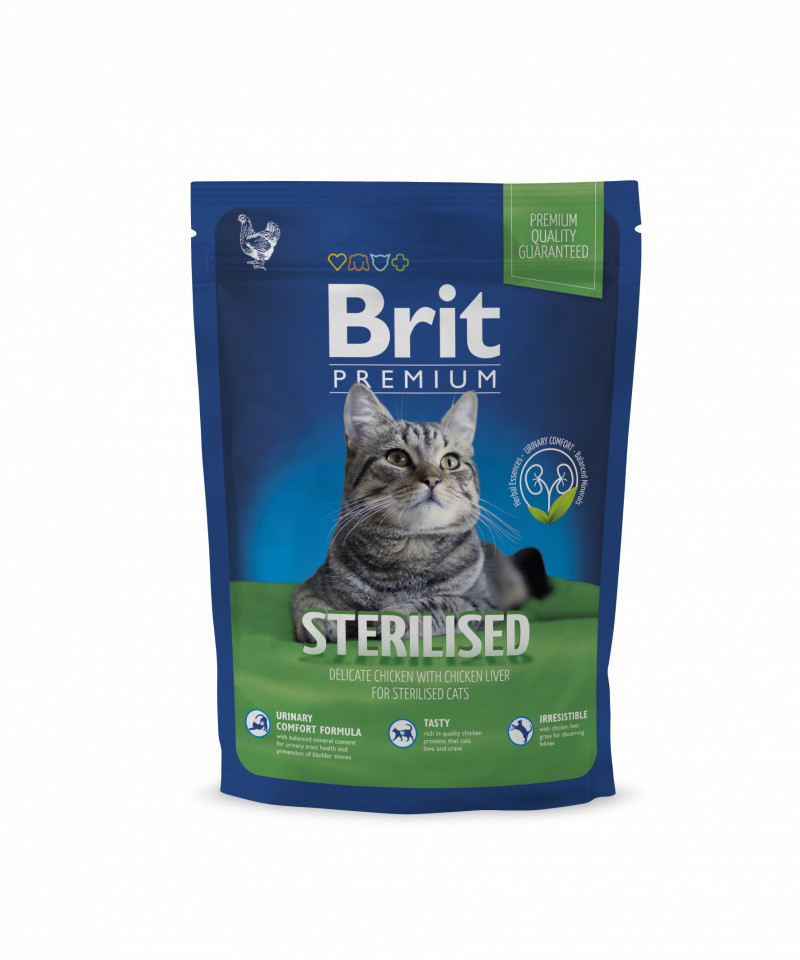 Brit Premium Cat Sterilised 800 g Brit imagine 2022