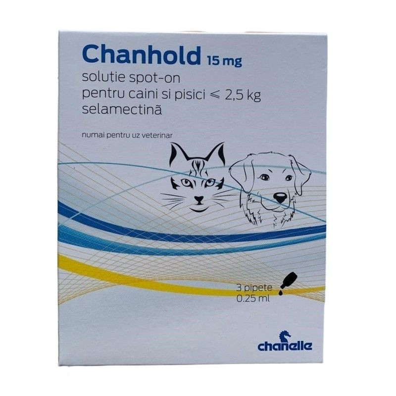 Chanhold 15mg caini&pisici <2.5kg