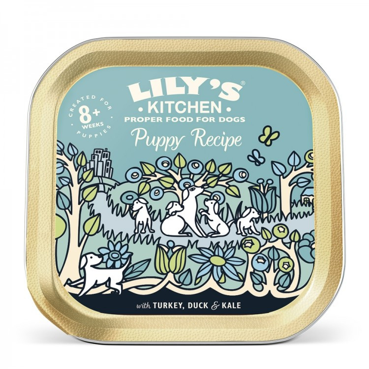 Hrana umeda pentru caini Lily's Kitchen Puppy Recipe Turkey & Duck 150g