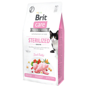 Brit Care Cat GF Sterilized Sensitive 7 kg