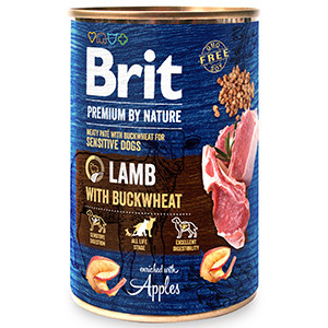 Brit Premium by Nature Lamb with Buckwheat 400 g conserva