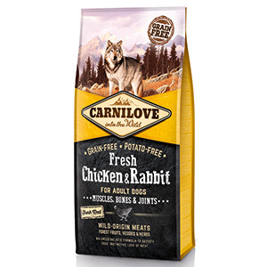 Carnilove Fresh Chicken and Rabbit, Bones and Joints for Adult Dogs 12 kg