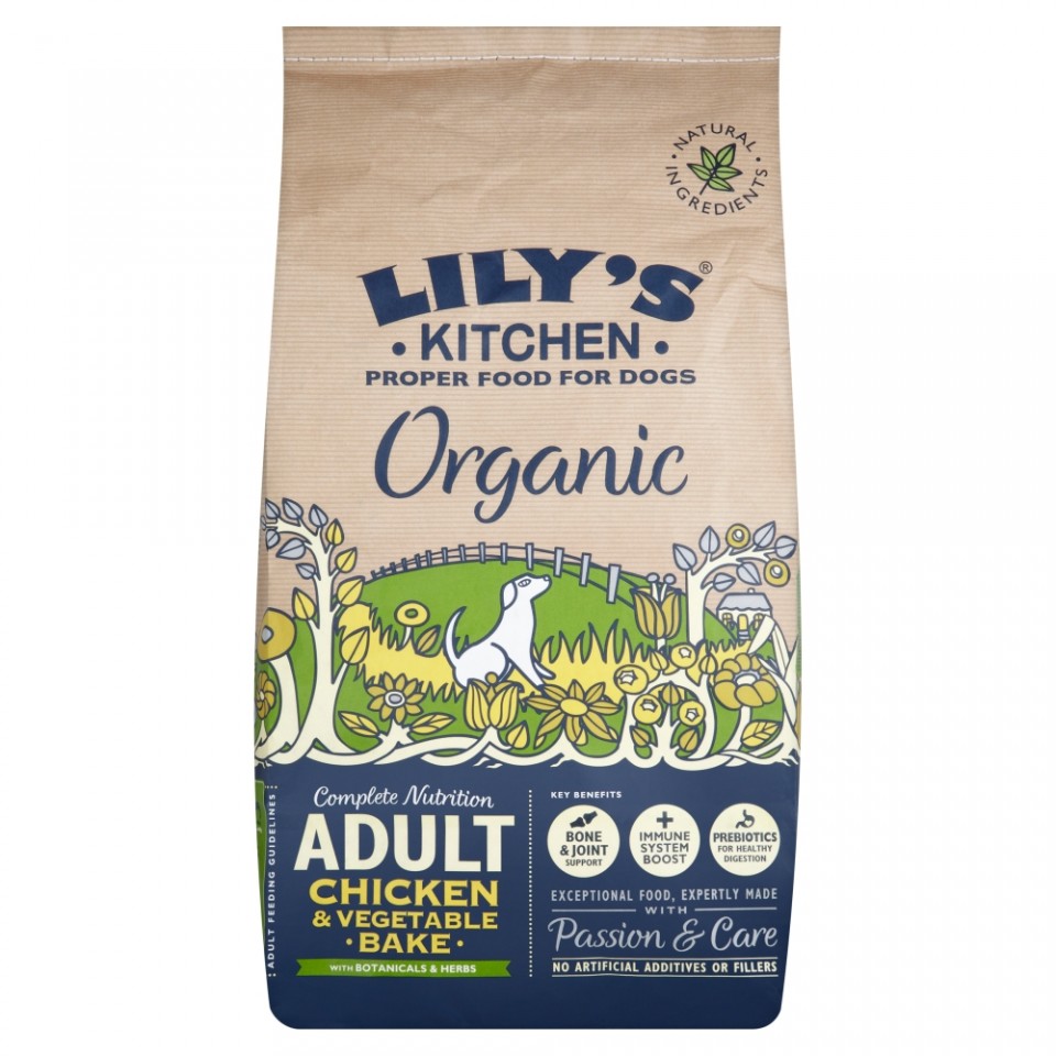 Hrana uscata Lily's Kitchen, ingrediente Organice, cu Pui, 7kg, pentru caini imagine