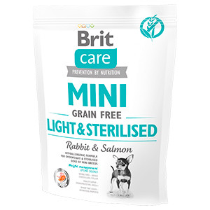 Brit Care Mini Grain Free Light and Sterilised 400 g