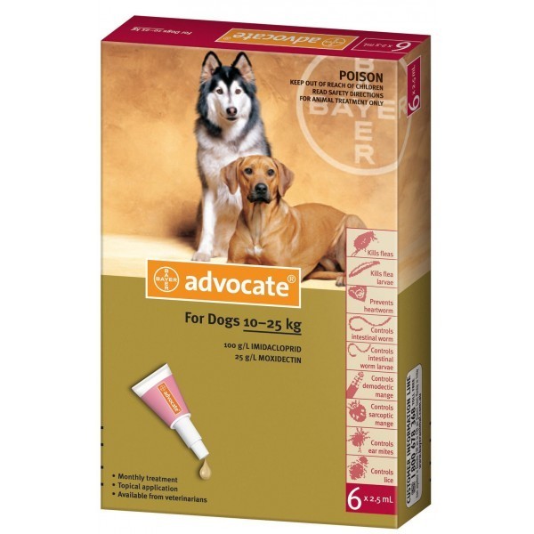 Advocate dog 10-25kg