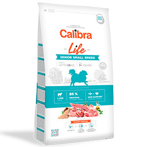 Calibra Dog Life Senior Small Breed Lamb 6 kg