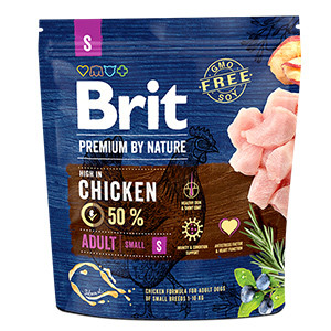 Brit Premium by Nature Adult S 1 kg