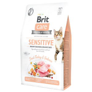 Brit Care Cat GF Sensitive Healthy Digestion and Delicate Taste 2 kg