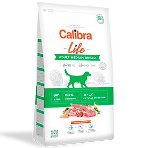 Calibra Dog Life Adult Medium Breed Lamb 2.5 kg