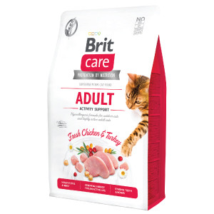 Brit Care Cat GF Adult Activity Support 2 kg Brit Care imagine 2022