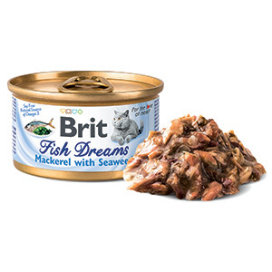 Brit Fish Dreams Mackerel and Seaweed 80 g