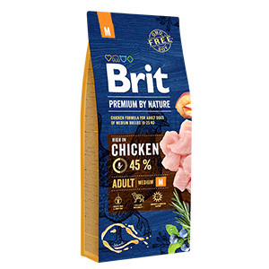 Brit Premium by Nature Adult M 15 kg
