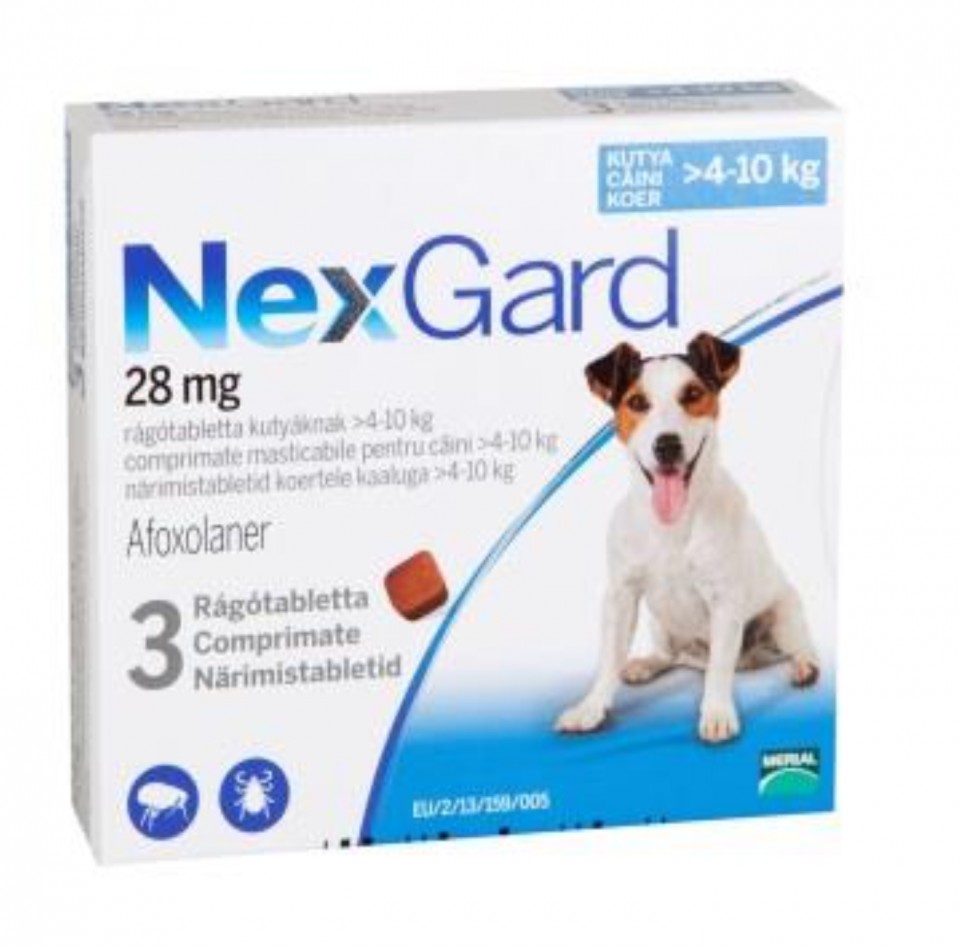 Nexgard S caini 4-10kg