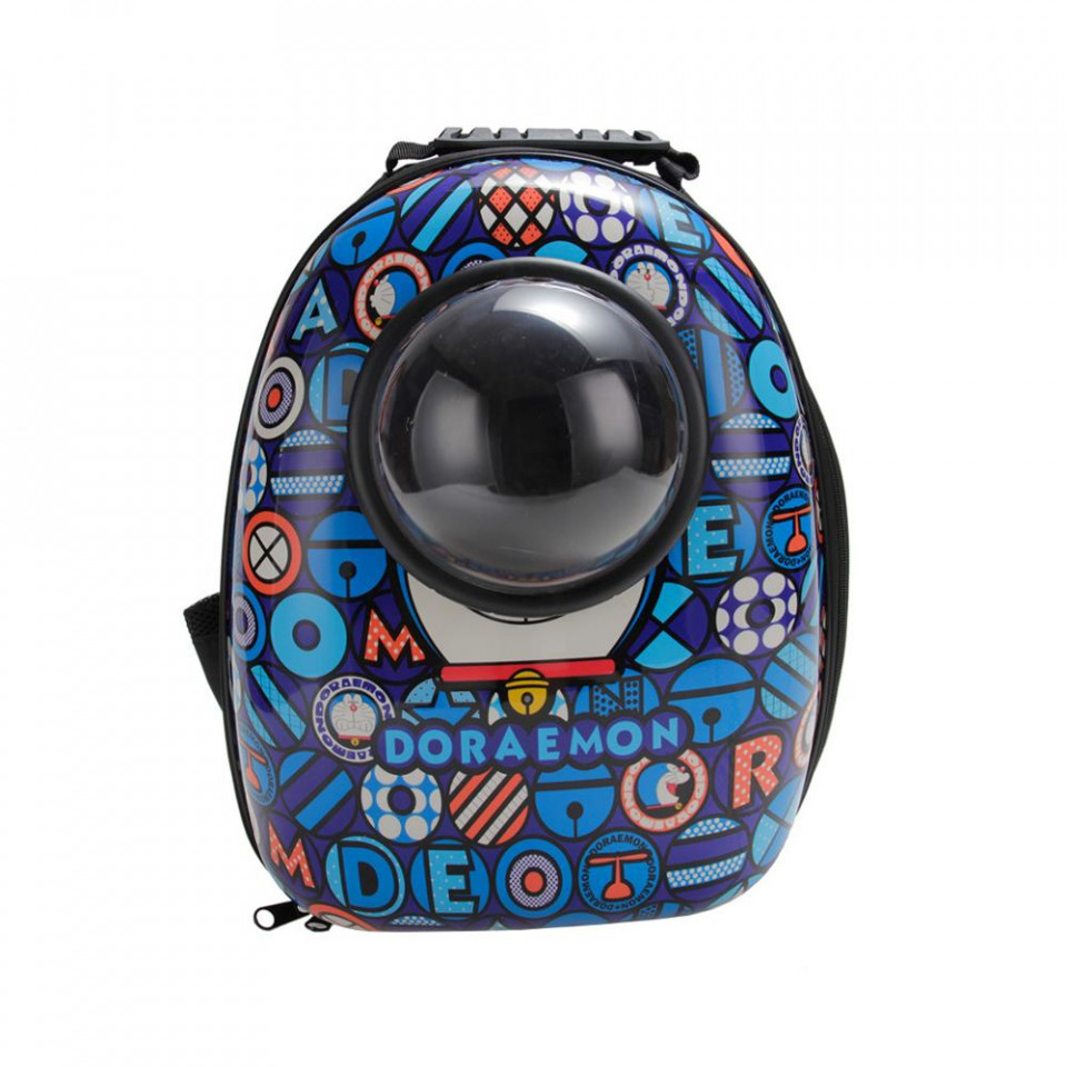 Rucsac Hublou Solid oval albastru print Doraemon