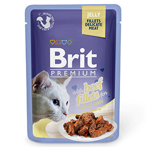 Brit Cat Delicate Beef in Jelly 85 g