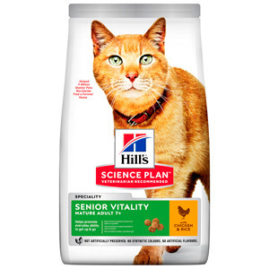 Hills SP Feline Senior Vitality Chicken 300 g