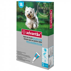 Advantix pipeta 4-10kg (caini)