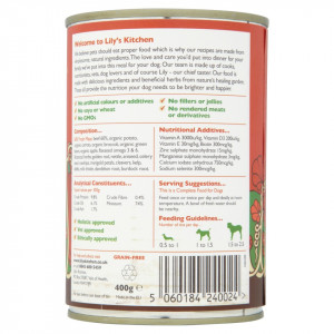 Hrana umeda pentru caini Lily's Kitchen Cottage Pie 400g