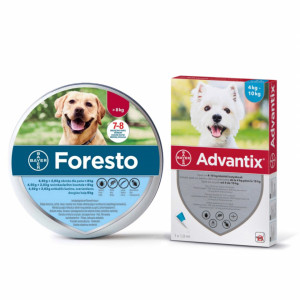 Pachet Foresto L + Advantix 4-10kg