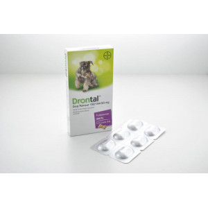Comprimat Drontal Dog Flavour 10kg Deparazitare Interna Caini