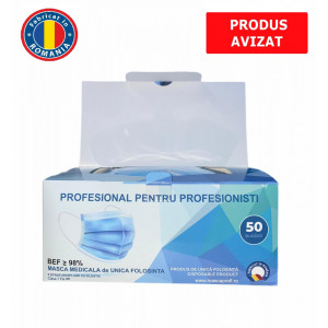 Masti medicale chirurgicale IIR, made in RO, 50buc