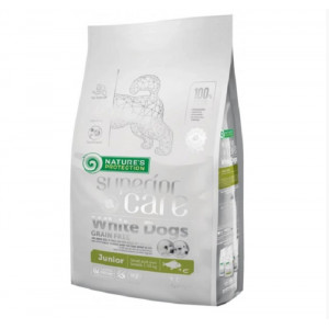 Natures Protection Superior Care White Dogs Grain Free White Fish Junior Small&Mini Breeds 1.5 Kg
