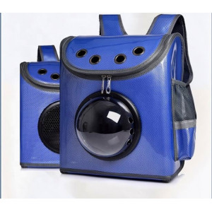 Rucsac Hublou lucios rectangular albastru