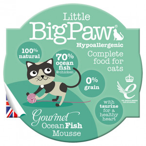 Little BigPaw Gourmet Ocean Fish Mousse Hypoallergenic 85g