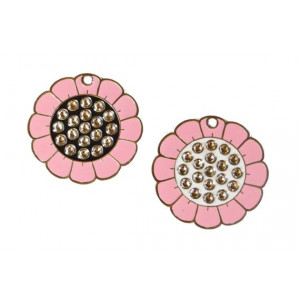 Medalion MyTag Floare Swarovski