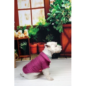 PetTribe Geaca Dandy mov/albastra - pentru catei
