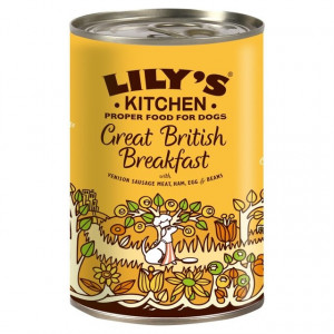 Hrana umeda Lily's Kitchen, ingrediente naturale, Mic Dejun, 400g, pentru caini