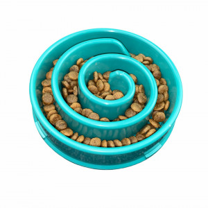 Bol slow feed hranire lenta model spirala verde
