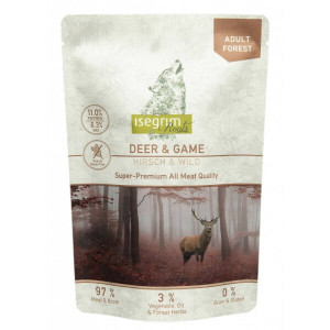 ISEGRIM DOG ADULT - DEER & GAME (plic 410 GR.)