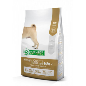 NATURES PROTECTION Dog Adult Weight Control Steril Poultry and Krill All Breeds 12KG (Light)