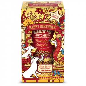 Reteta aniversara, Lily's Kitchen, conserva muschi vita + recompense (400g/50g)