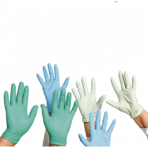 Manusi unica folosinta latex nitril vinyl 100buc