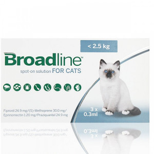 BROADLINE soluţie spot-on pentru pisici < 2,5 kg