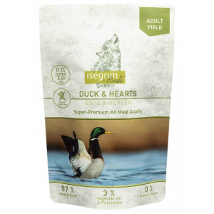ISEGRIM DOG ADULT - DUCK & HEARTS (plic 410 GR.)